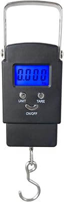 Handheld Backlit LCD Display 110lb50kg Fishing Scale Electronic Digital Fishing Scale