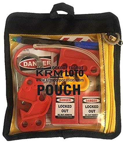 Loto Lockout TAGOUT Pouch KIT 1073