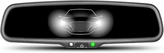 Car Auto Dimming Mirror, High Reflectivity Anti Glare Interior Rear View Mirror, Easy for Installation & Universal fitness to Most Car Models