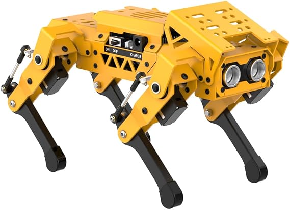 HIWONDER MechDog Robot Dog for Arduino/Scratch/Python Programming with AI Vision Voice Control Ultrasonic Sensor IMU Self-Balancing Open Source Smart AI Robot Kit for Students & Adults(Ultimate Kit)