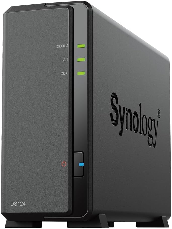 Synology DiskStation DS124 1 Bay Desktop NAS