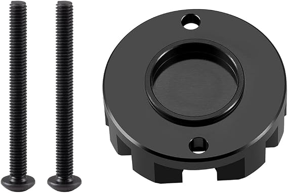 CNC Aluminium Alloy RC Motor Lid Motor Cover for Ta-mi-ya 1/12 1/24 Lunch Box Monster Truck Upgrade Parts (Black)