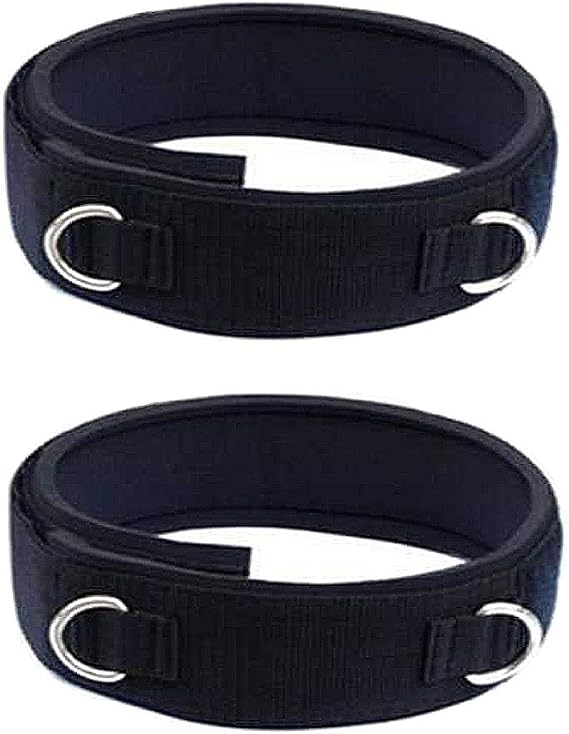 2pcs Fitness Thigh Straps Neoprene Padded Adjustable Strength Training Accessories Speed Exercise for Taekwondo Football Running Workout Fit Men Women