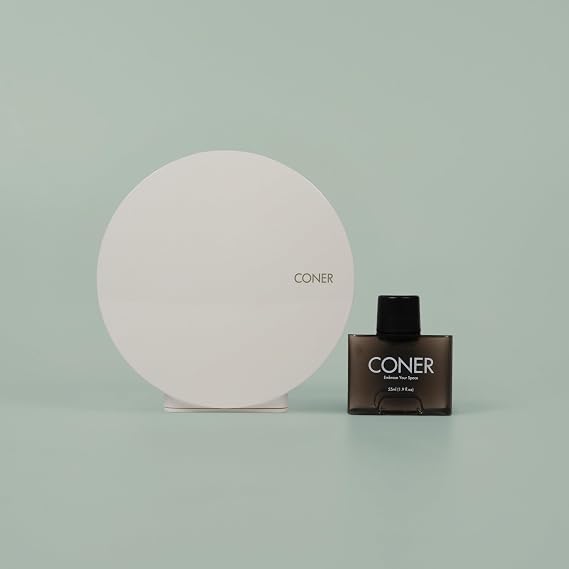 CONER Smart Scent Diffuser - StarterKit(Device+Cartridge) - DewMoss - Wide Coverage - Cordless - Mesh Nebulizing Tech - Fine Perfumery