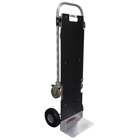 Magliner XLSC Aluminum Gemini XL Convertible Hand Truck, Microcellular Foam Tires, 500 lb Capacity, 58" Length, 8" Height, 23" Width