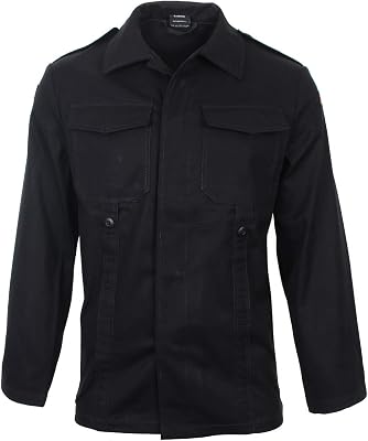Mil-Tec BW Moleskin Jacket Black Size XL Reg 9