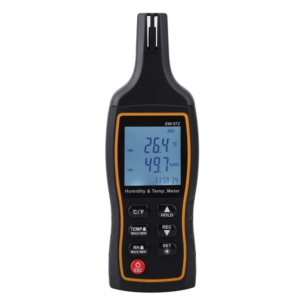 Digital Temperature Gauge Humidity Monitor Psychrometer Thermo-Hygrometer Thermometer Handheld SW-572