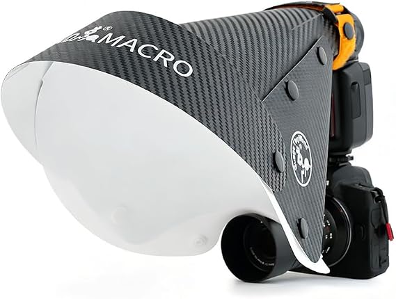 Flash Diffuser Macro Photography Diffuser Portable Speedlite Flash Diffuser Kit for Macro Insect Details Photography Compatible with Around 60mm Macro Lens (Small Verison)