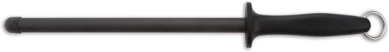 ARCOS Sharpening Steel 11 Inch Nitrum Stainless Steel and 270 mm blade. Series Chaira. Body Carbon Steel Chromium Coated 11 - Handle Polypropylene. Lightweight and smooth shapes. Color Black.