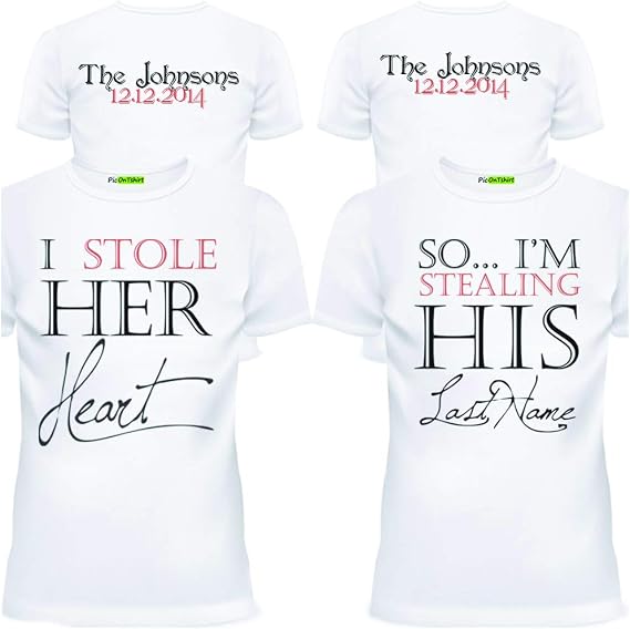 Matching Shirts for Married Couples White