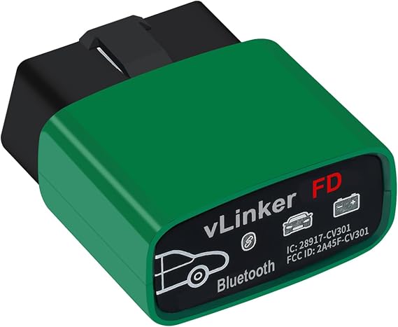 VGATE vLinker FD Bluetooth OBD2 Scanner Diagnostic Tool, Car Code Readers & Scan Tools for Android & Windows (Not iOS), Wireless OBD2 Adapter Auto All System Diagnostic to Check Engine Light