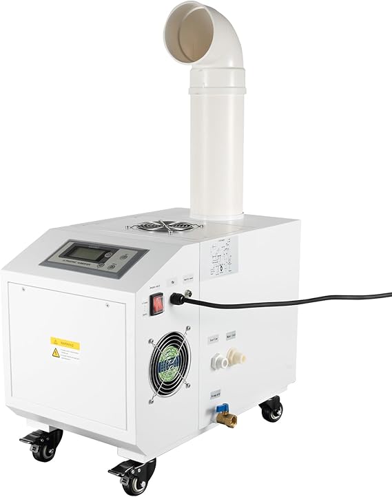 Ultrasonic Humidifier Industrial Commercial, 300w High Pressure Fog Maker Machine Continuous Mist Cooler for Greenhouse Mushroom Grow Room Agricultural