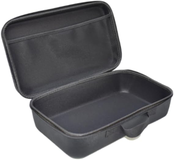 Electric Drill Storage Bag Waterproof Hard Case Portable Zipper Closure 36x20.5x11 cm Shockproof Travel Tool Case for Saw, Solid Black