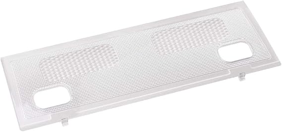 HERCOO Overhead Console Ceiling Cab Dome Lights Cover Lens Clear Frosted Housing for 15911049 Compatible with Chevy Silverado 2007-2014, Pack of 1