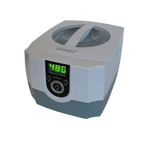 iSonic P4800 Commercial Ultrasonic Cleaner, 1.5Qt/1.4L, White/Gray Color, Plastic Basket, 110V