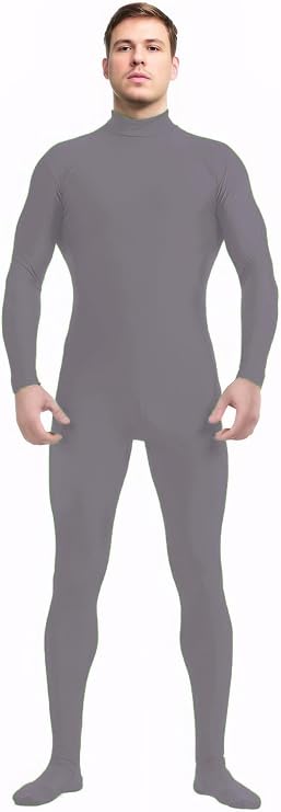 ATHX Men's and Women's Bodysuit Costume Spandex Stretchy Zentai Skin Suit Halloween Cosplay Unitard Dress Up Party Body Suit