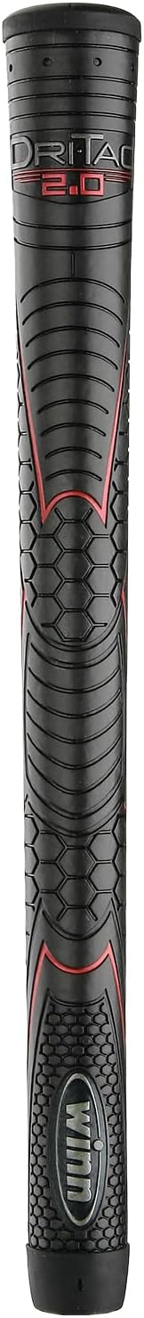 Winn Golf Grip Dri-Tac 2.0 Ladies & Men's Club Grips - Shock Absorption | AVS Technology for Enhanced Performance | Optimal Hand Alignment, Grip Pressure | Durable