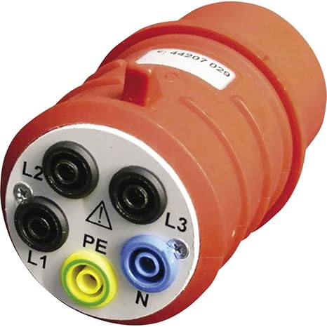 BEHA AMPROBE DAA-32 Messadapter CEE-plug 32A 5polig - female 4mm