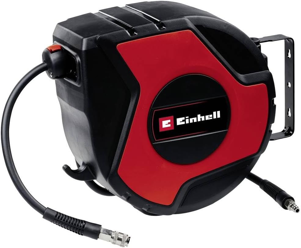 Einhell Otomatik Hortum Makarası TC-PH 150 15 m hortum  1,5 m bağlantı hortumu, iç hortum çapı 9 mm, maks. çalışma basıncı 16 bar, duvar braketi - 4138005