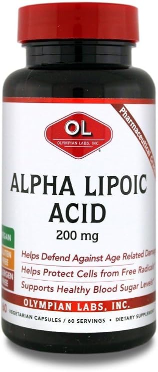 Olympian Labs Alpha Lipoic Acid 200 Mg, 0.15 Pounds