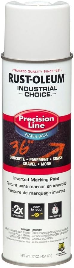 Rustoleum Paint Inverted Marking Paint White 12/BX #203039