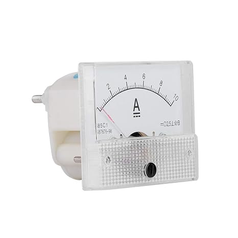 DC Analog 85C1 Current Voltmeter Voltage 2.5 Accuracy Voltage Analog Voltmeter Panel (Current Measurement 0-10A)