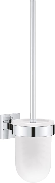GROHE Start Cube QuickFix Toilet Brush Set, Shower/Bathroom Accessories, Chrome, 40977000