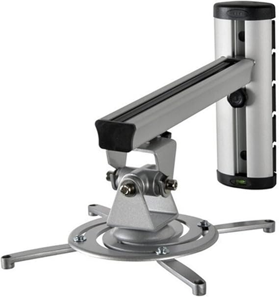 Projector Stand Projector Bracket Aluminum Alloy 360 °Projector Wall Mount Full Motion Retractable Universal Projector Hanger Bracket For Office, Home, Stage Or Studio