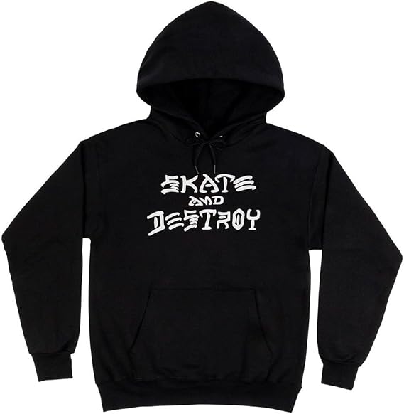 Destroy Hoodie - Skate - Black By Thrasher