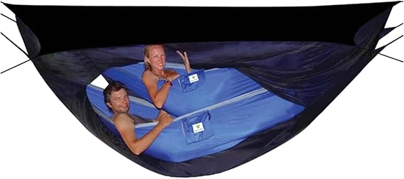 Hammock Bliss Sky Tent 2 - A Revolutionary 2 Person Hammock Tent - Waterproof Hanging Tent Provides Spacious and Cozy Shelter For 2 Camping Hammocks - Embrace Hammock Camping Comfort