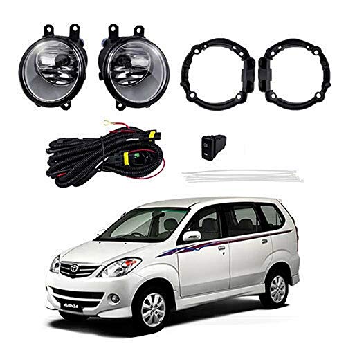 For Front Bumper Halogen Fog Light LampWiringSwitch Kit Replacement For Toyota Avanza 2007  Toyota Daihatsu XENIA 2008