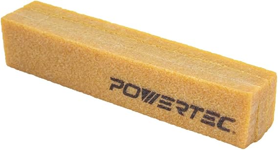 POWERTEC 71002 Abrasive Cleaning Stick for Sanding Belts & Discs 8-1/2" | Natural Rubber Eraser - Woodworking Shop Tools for Sanding Perfection