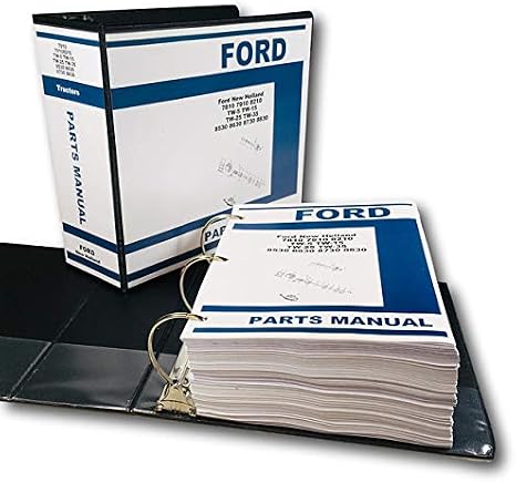 Parts Manual for Ford Tw-5 Tw-15 Tw-25 Tw35 Tractor Assembly Catalog Exploded Views