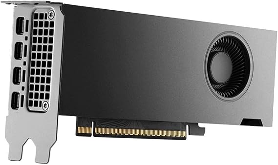 NVIDIA RTX PRO 4000 SFF Blackwell 24GB GDDR7 ECC - PCIe 5.0x8, 4X mDP 2.1b, Low-Profile Dual-Slot AI Workstation GPU Retail