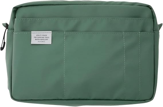 Delfonics Water Repellent Inner Carrying Case: 10-1/2 in. x 7-1/4 in. (Dark Green) / medium