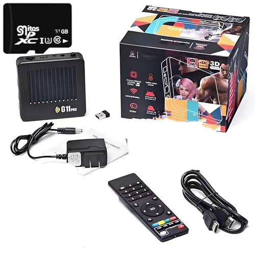 100,000 Retro Games, G11 Pro plus 8bit Game Box, 4K  256GB128GB64GB, 2.4G Wireless Dual Controllers, Plug & Play 256GB