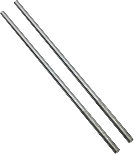 2Pcs Winding Bars with Non-Slip Handle 16-1/2 x 7/16 inch, for Garage Door Torsion Spring Adjusting or Replacing