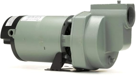Star HSP10P1 1 HP Self Priming Lawn Sprinkler Irrigation Pump, Rugged Cast Iron, Made in the USA using a Majority of US Content