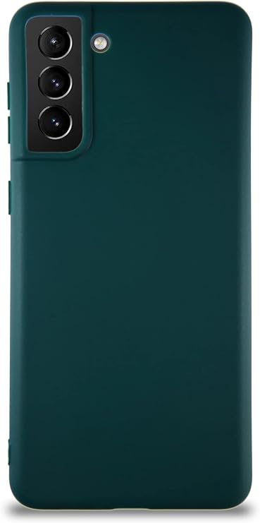 KZY İletişim Samsung Galaxy S21 Plus ile Uyumlu Kılıf Soft Premier Renkli Silikon Kapak - Yeşil