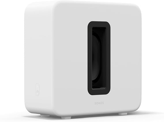 Sonos Premium Wireless Subwoofer Sub 4 Subwoofer Subwoofer with Streaming Wi-Fi Apple AirPlay 2 SUBG4JP1 White