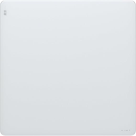AIM1 Sougumu MURAKUMO Glass Gaming Mouse Pad Control Type 500×500mm White