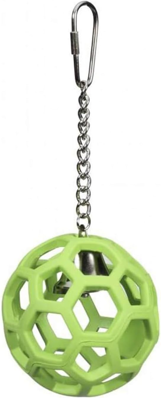 JW Pet Activitoys HOL-ee Roller Parrot Toy, 4in Diameter