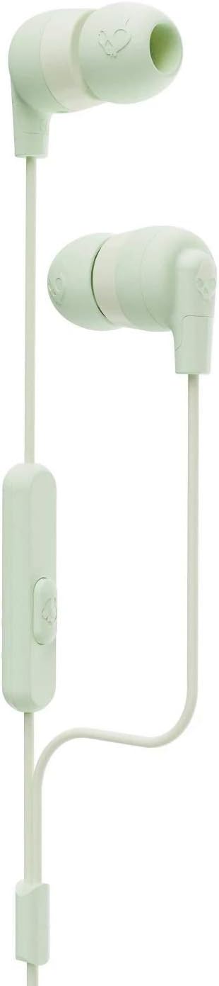 SkullCandy Ink'd+ Pastel Sage S2IMY-M692 Remote Control and Microphone Compatible In-Ear Earphones