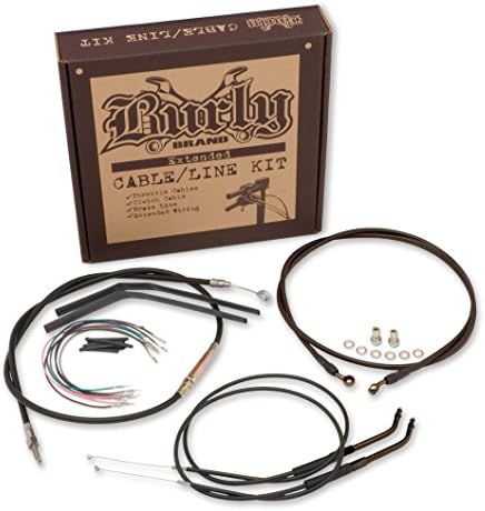 Burly Brand Blk Burly Cntrl Kit 16 Ape Blk B30-1231 New