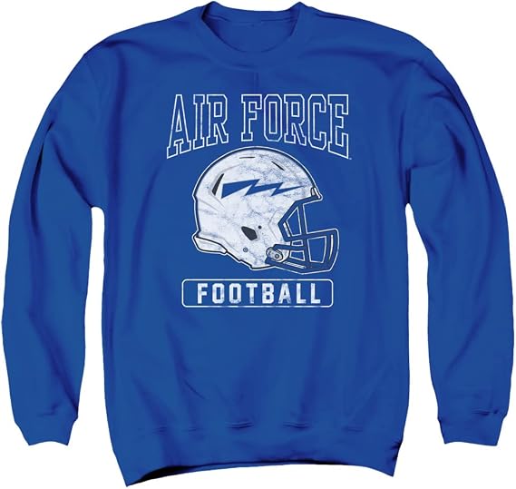 LOGOVISION U.S. Air Force Academy Official Football Helmet Unisex Adult Crewneck Sweatshirt