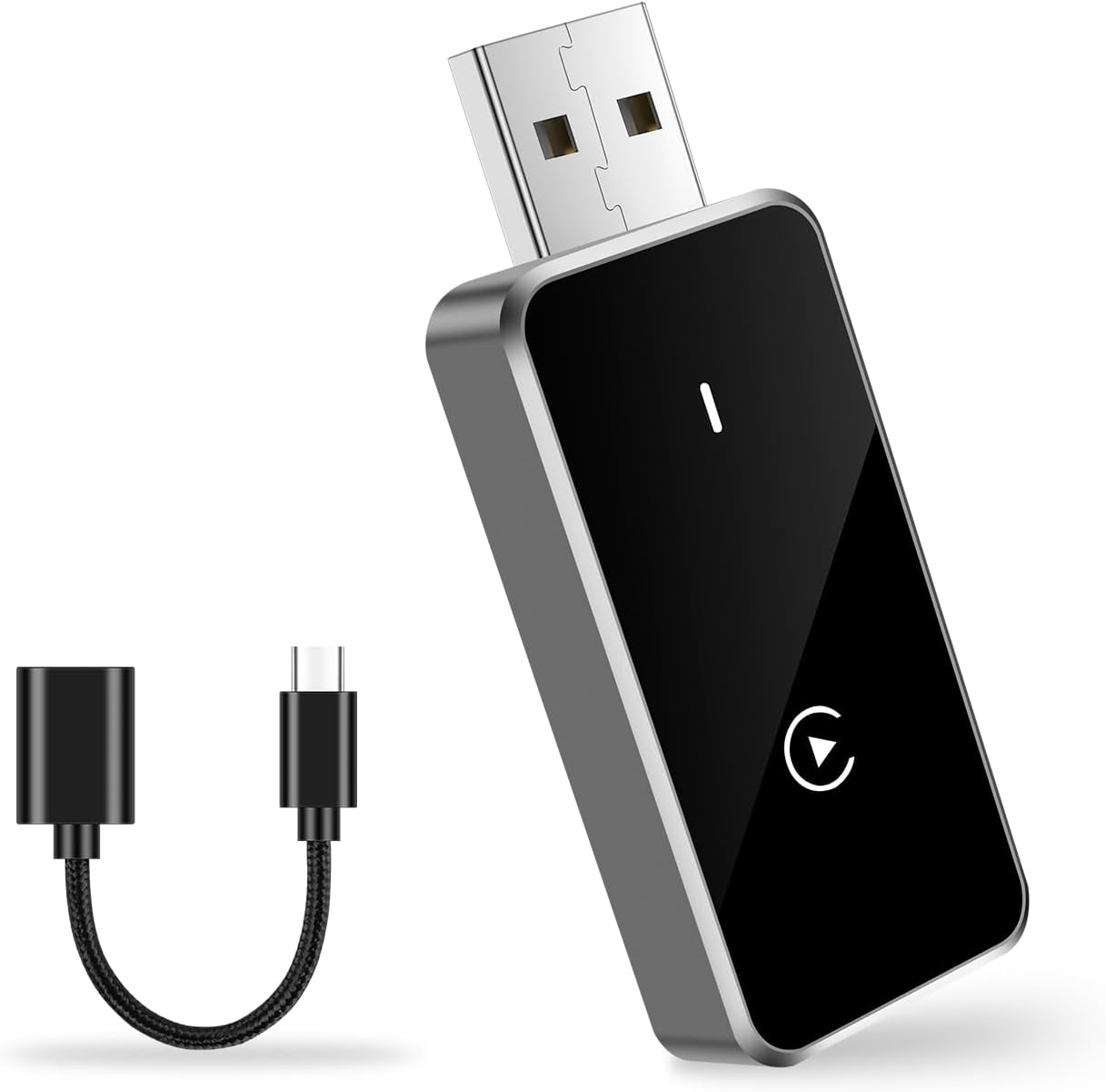 Wireless Carplay Adapter Upgraded, Converts Wired to Wireless Carplay Dongle, Wireless Control Plug & Play Carplay Fit for Cars 2016& Apple iPhone iOS 10