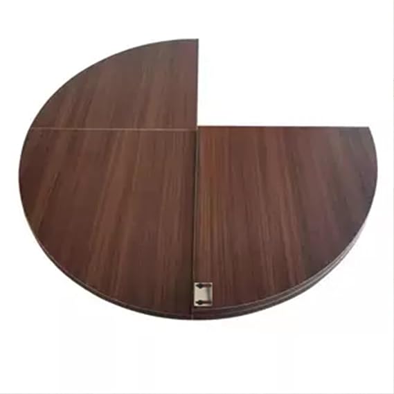 Four-Part Foldable Round Table top 4-fold Round Table top Dining Table Round Home Round Table Board,Large Round Foldable Table Top,Temporary Table Top,Replace Table Top(A,120cm/47.2in)