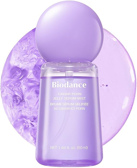 BIODANCE Caviar PDRN Jelly Serum Mist 1.69 fl.oz | Hydrating Face Mist, Revitalizing &amp; Radiance Face Spray, Sprayable Hydrogel, Travel Essentials &amp; Self Care Gifts for Women, Korean Skin Care