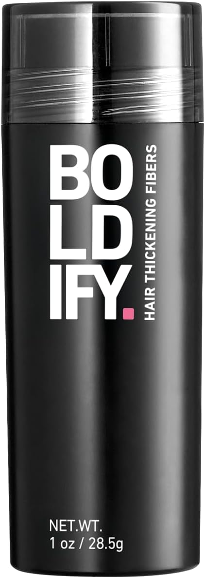 BOLDIFY Hair Fibres for Thinning Hair, for Women & Men, Dark Blonde 28.5g | Instantly Fills Thinning & Fine Hair for a Fuller, Thicker Look - Thin Spot Cover Up - Hair Building Fibers & Hair Powder