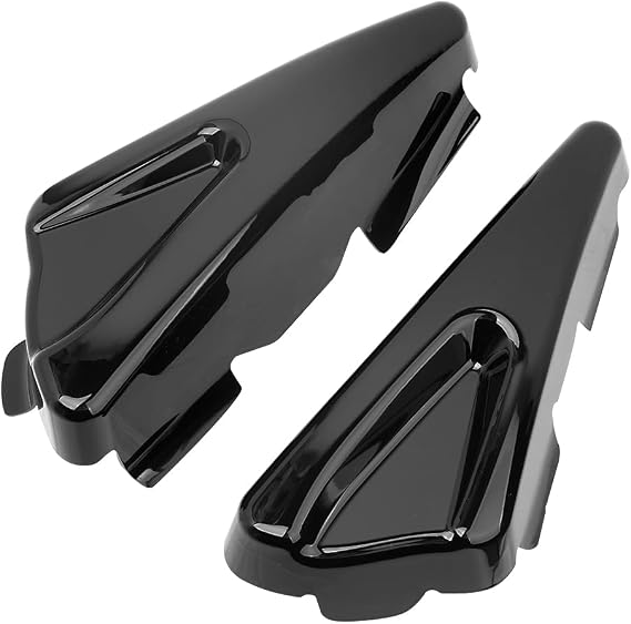 H RUO Gloss Black Tank Side Frame Covers Fits for Harley V-ROD NIGHT-ROD SPECIAL VRSCF MUSCLE 2007-2017